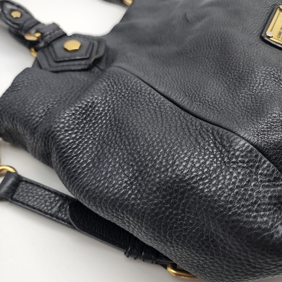 Marc By Marc Jacobs Classic Q Fran Hobo Black Leather Bag - Picture 11 of 16